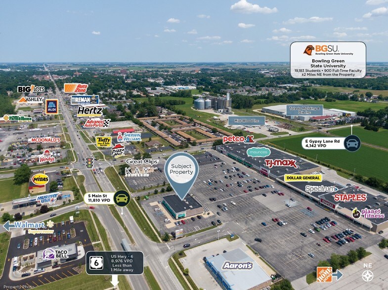 More Photos Of 1107-1125 S Main St, Bowling Green Unknown For Lease
