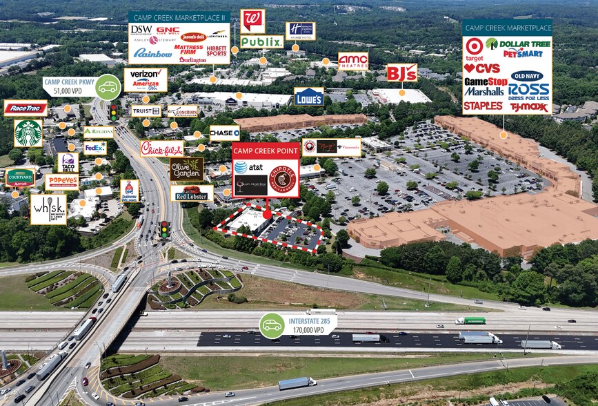 Primary Photo Of 3330 Camp Creek Pky, Atlanta Freestanding For Sale