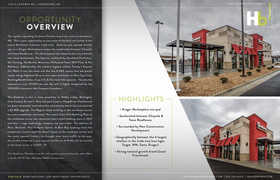 More Photos Of 1745 Caraway, Jonesboro Restaurant For Sale