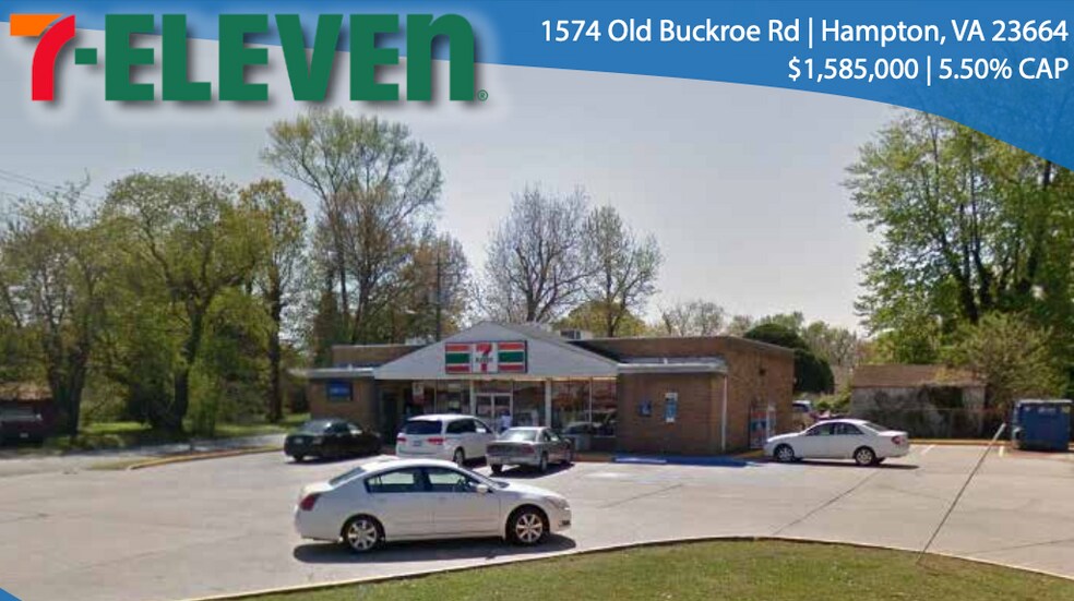 Primary Photo Of 1574 Old Buckroe Rd, Hampton Convenience Store For Sale