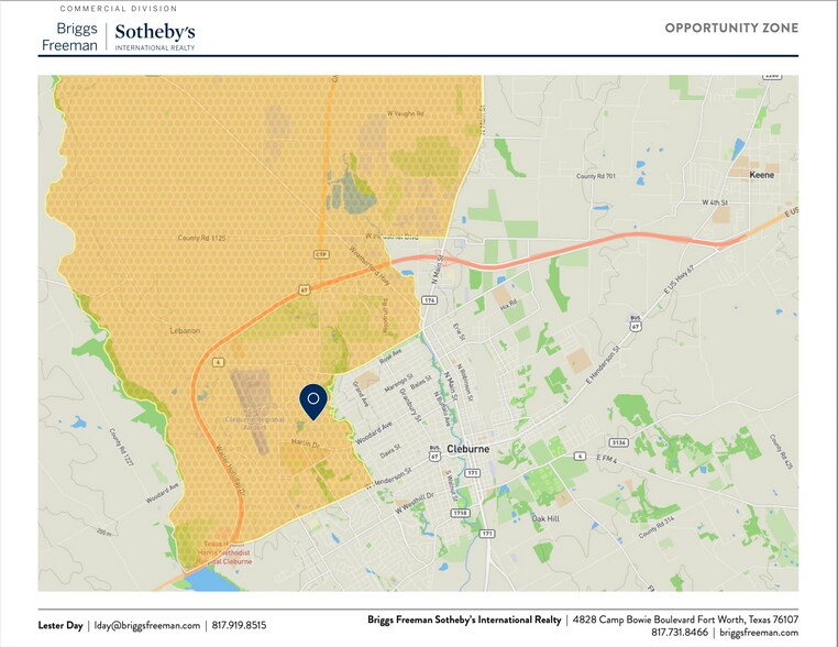More Photos Of 1300 Harlin Dr, Cleburne Land For Sale