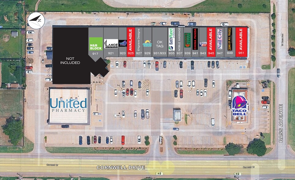More Photos Of 917-953 Cornwell Dr, Yukon General Retail For Lease