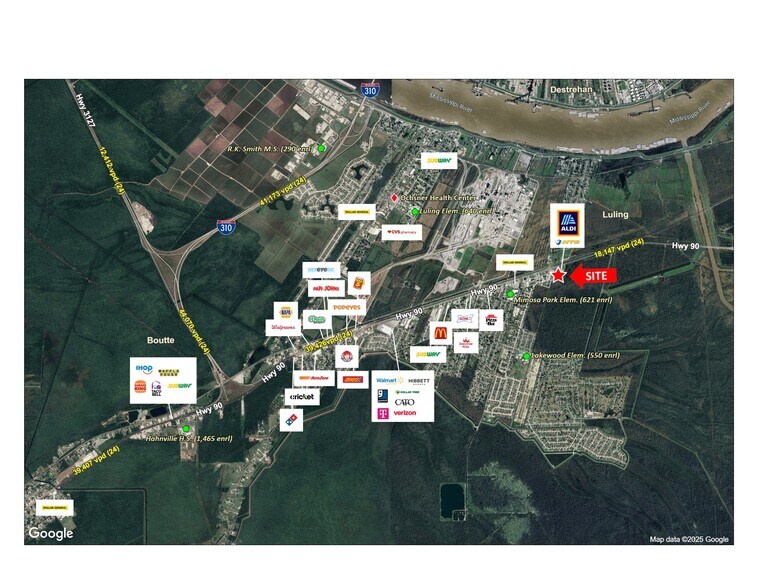 More Photos Of 12125 Highway 90, Luling General Retail For Lease