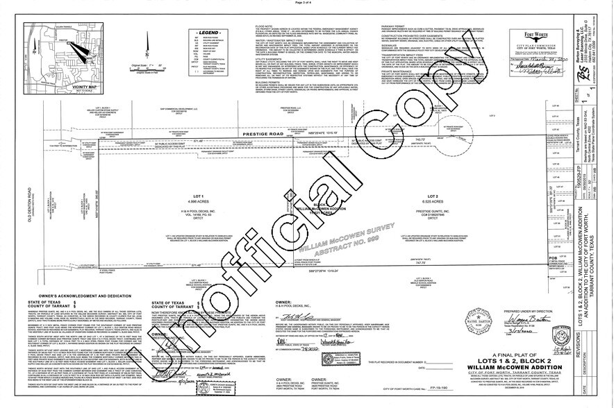 More Photos Of 2828 Prestige Rd, Fort Worth Land For Sale