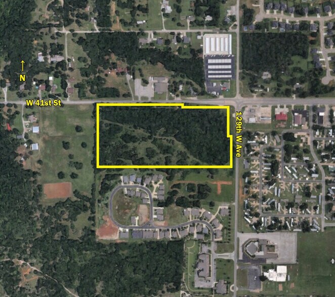 Primary Photo Of W 41st and 129th W Ave, Sand Springs Land For Sale