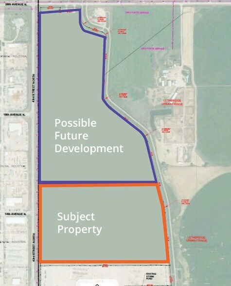 More Photos Of 43 St N @ 9 Ave N, Lethbridge Land For Sale