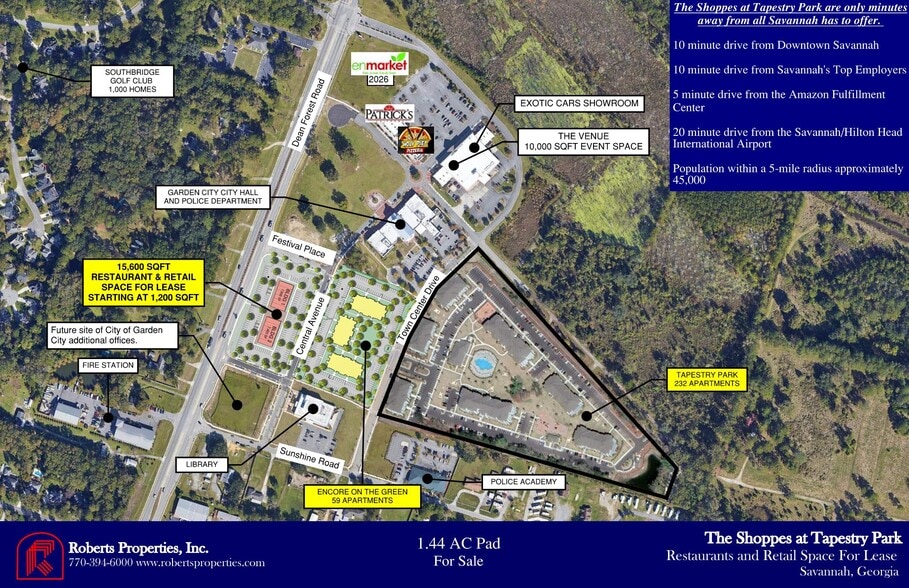Primary Photo Of 1410 Dean Forest Rd, Savannah Land For Sale