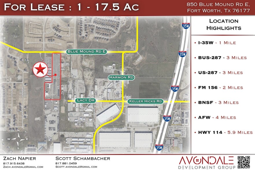 More Photos Of 850 Blue Mound Rd E, Haslet Land For Lease