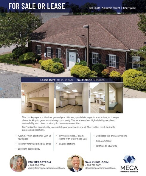 More Photos Of 120 S Mountain St, Cherryville Medical For Sale