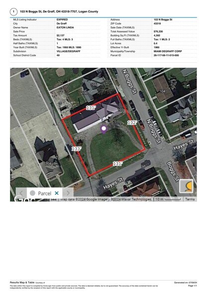 More Photos Of 103 N Boggs St, De Graff Specialty For Sale