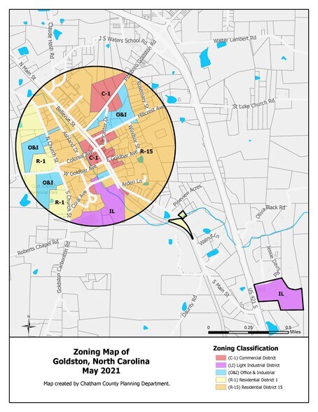 Primary Photo Of 2304 Bellevue St, Goldston Land For Sale