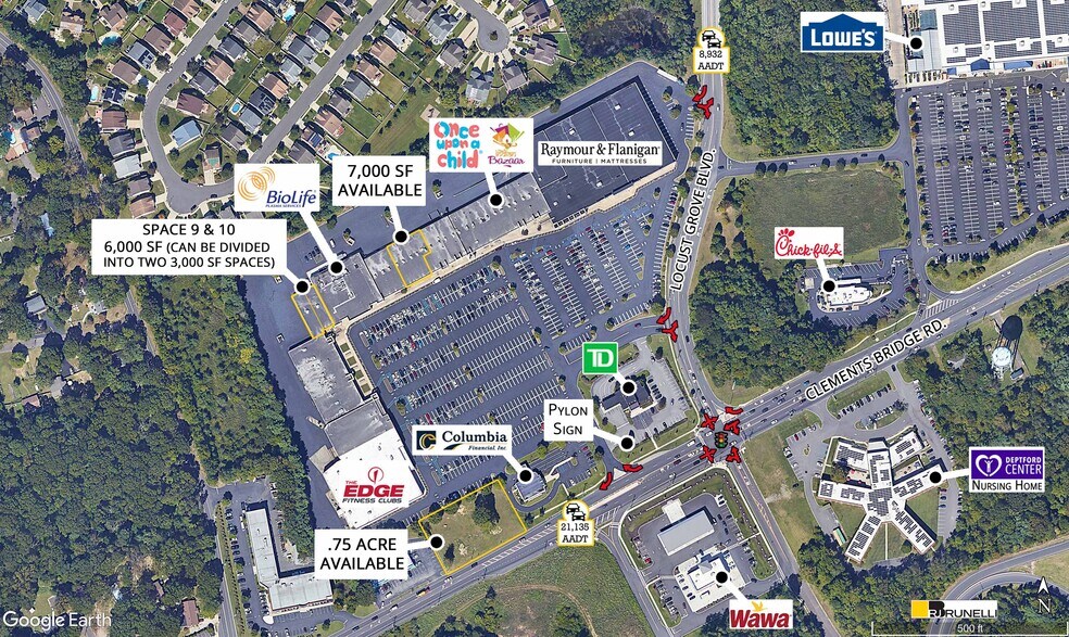 More Photos Of 1450 Clements Bridge Rd, Woodbury Storefront For Lease