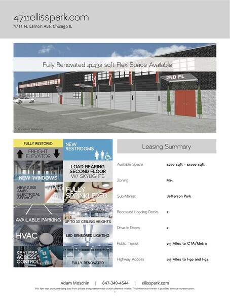 More Photos Of 4713 N Lamon Ave, Chicago Warehouse For Lease