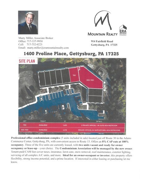 More Photos Of 1400 Proline Pl, Gettysburg Office For Sale