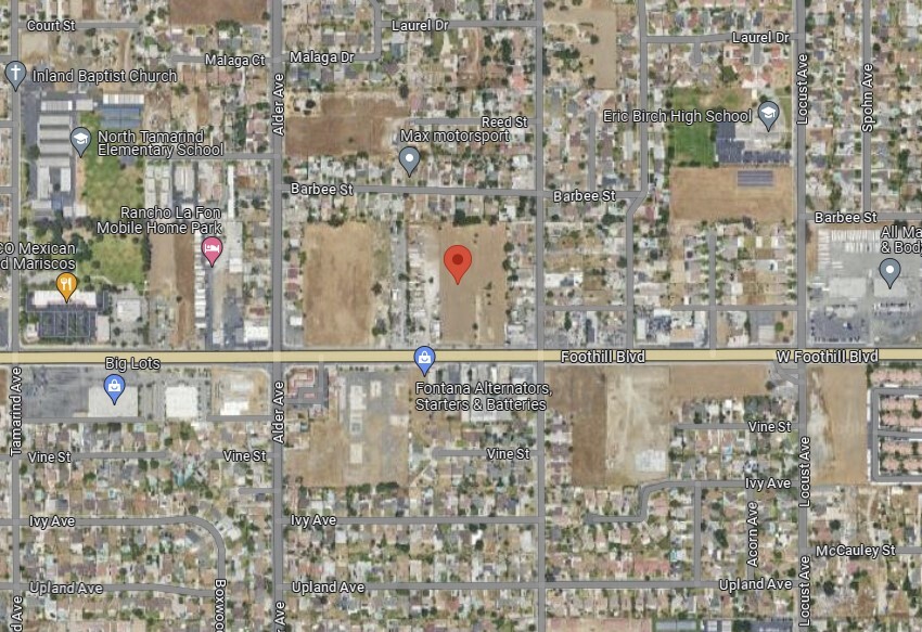 Primary Photo Of 17848 and 17858 Foothill Blvd, Fontana Land For Sale