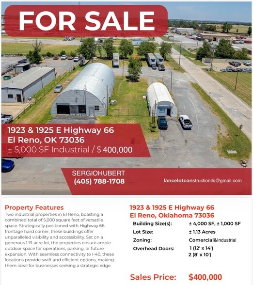 Primary Photo Of , El Reno Industrial For Sale