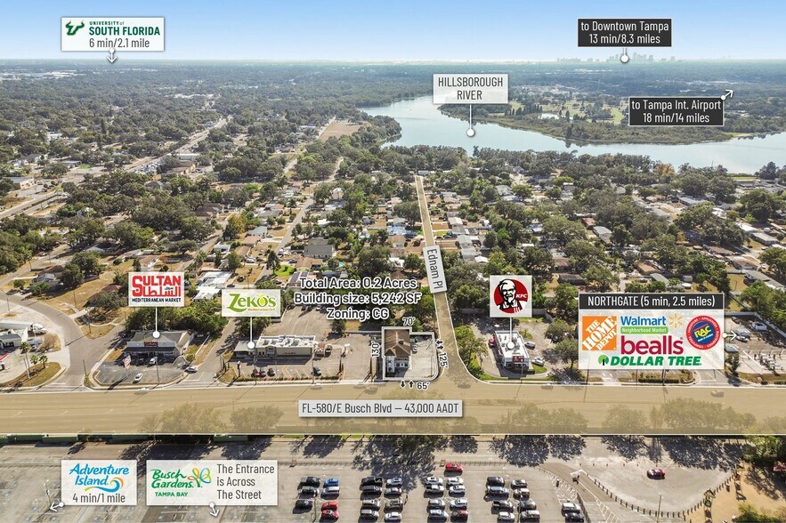 More Photos Of 3601 E Busch Blvd, Tampa Storefront Retail Office For Sale