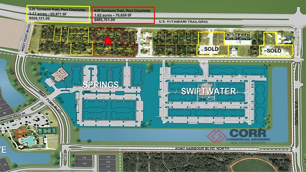 Primary Photo Of 633 Tamiami Trl, Port Charlotte Land For Sale