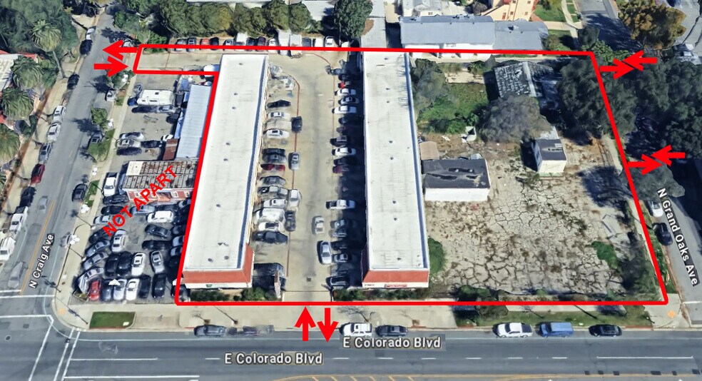 Primary Photo Of 2155 E Colorado Blvd, Pasadena Land For Sale