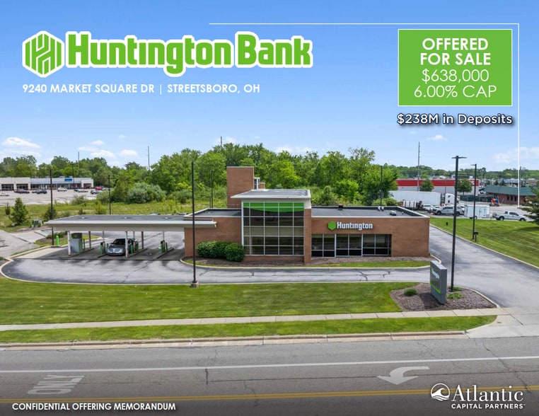 Primary Photo Of 9240 Market Square Dr, Streetsboro Bank For Sale