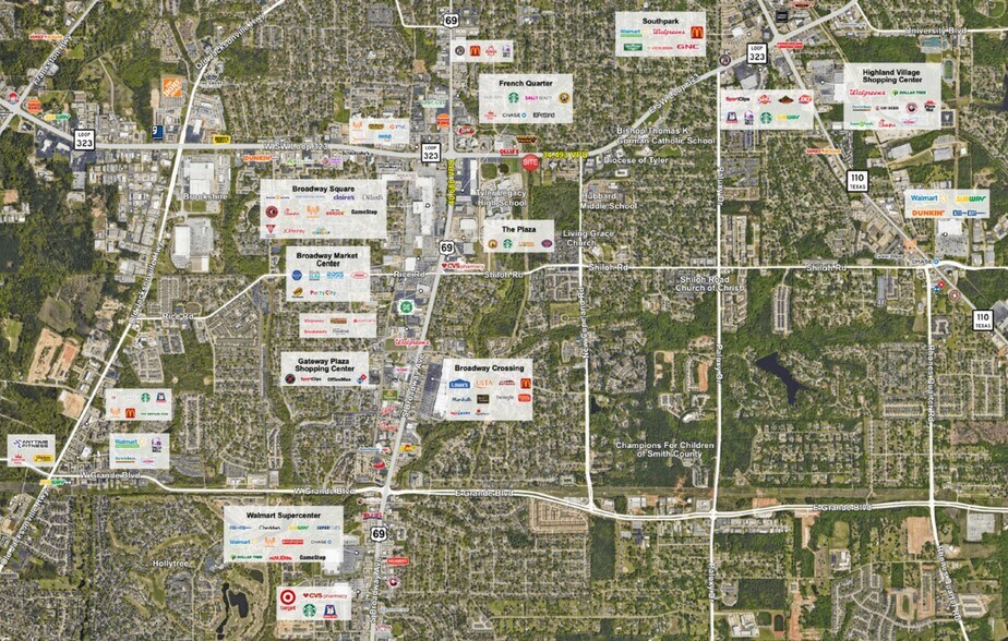 More Photos Of 601-641 E Southeast Loop, Tyler Land For Sale