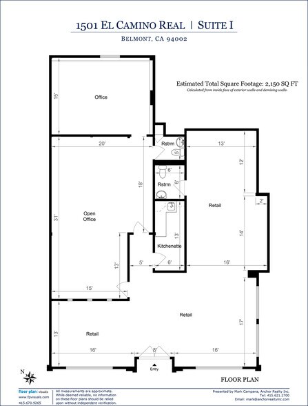 More Photos Of 1501 El Camino Real, Belmont Storefront Retail Office For Lease