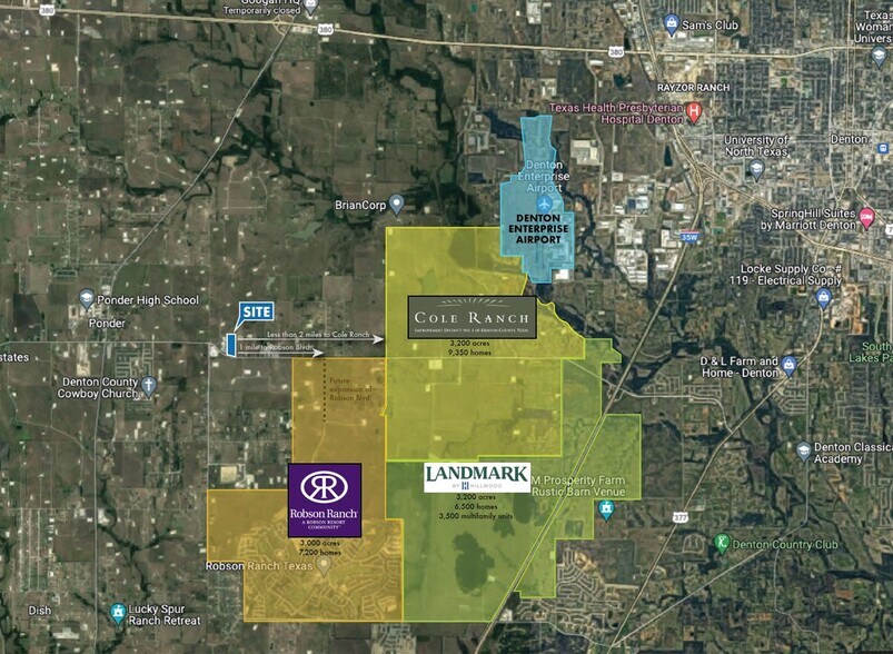 More Photos Of TBD FM 2449, Ponder Land For Sale