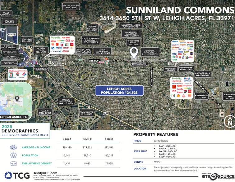 More Photos Of 3614-3650 5th St W, Lehigh Acres Land For Lease
