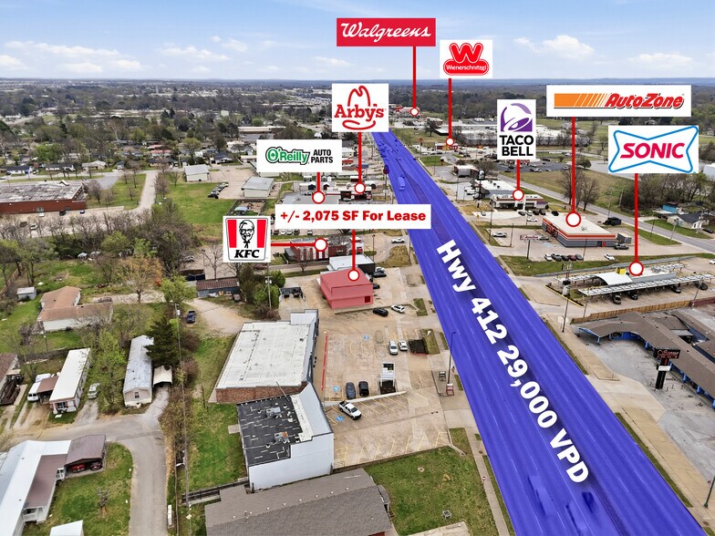 More Photos Of 1117-1123 US-412 Hwy, Siloam Springs Unknown For Lease