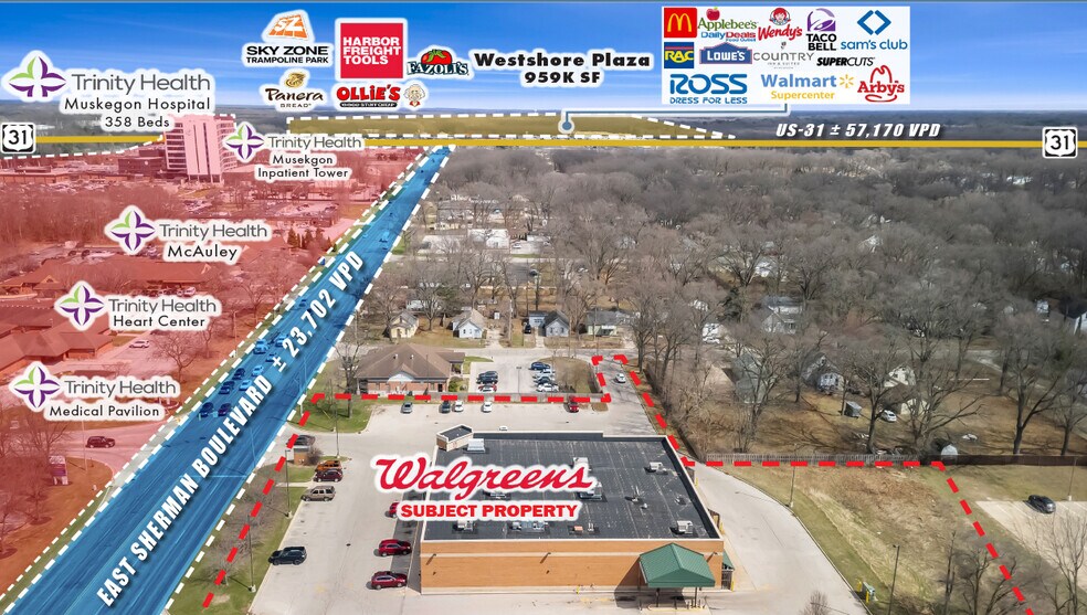 More Photos Of 1171 E Sherman Blvd, Norton Shores Drugstore For Sale