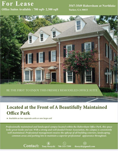 More Photos Of 3547 Habersham At Northlake, Tucker Medical For Lease