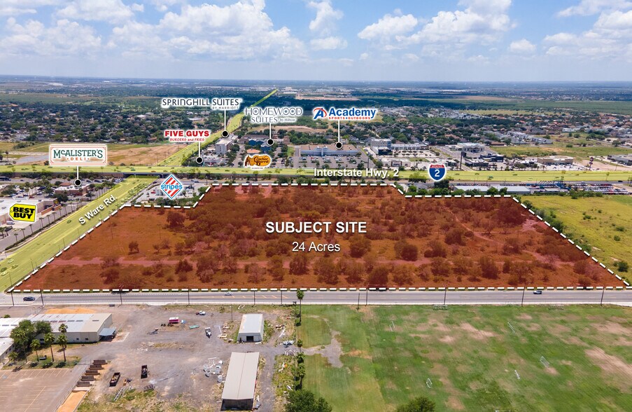 More Photos Of Ware Rd @ Interstate 2, McAllen Land For Sale