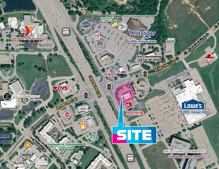 More Photos Of 19610 State Highway 249, Houston Storefront Retail Office For Lease