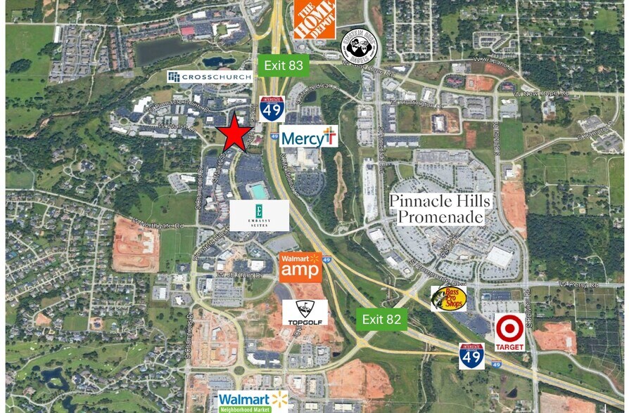 More Photos Of 2530 Pinnacle Hills Pky, Rogers Storefront For Lease