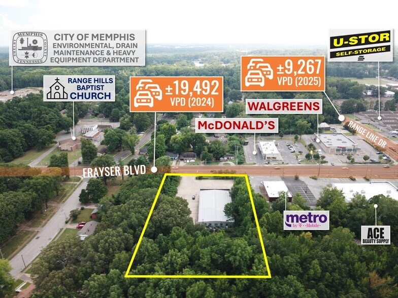 More Photos Of 2704 Frayser Blvd, Memphis Freestanding For Sale