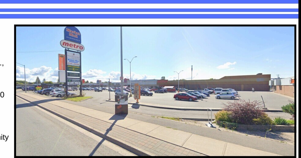 More Photos Of 275 Second Line W, Sault Ste Marie Storefront For Lease