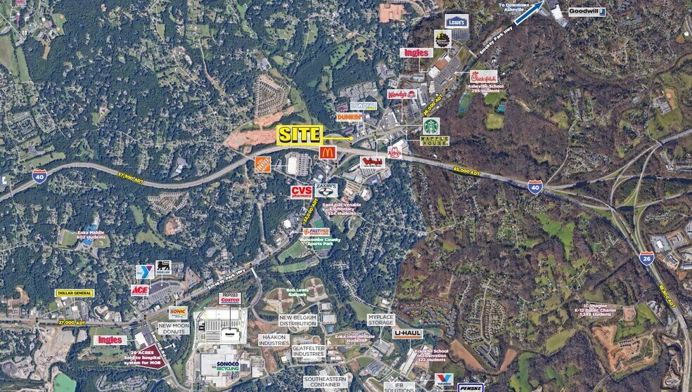 More Photos Of 307 Smokey Park Hwy, Asheville Fast Food For Lease