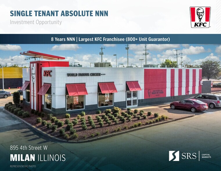 Primary Photo Of 895 4th St W, Milan Fast Food For Sale