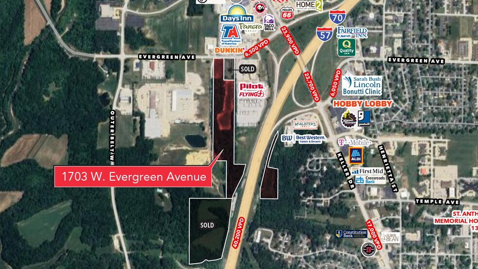 Primary Photo Of 1703 W Evergreen Ave, Effingham Land For Sale