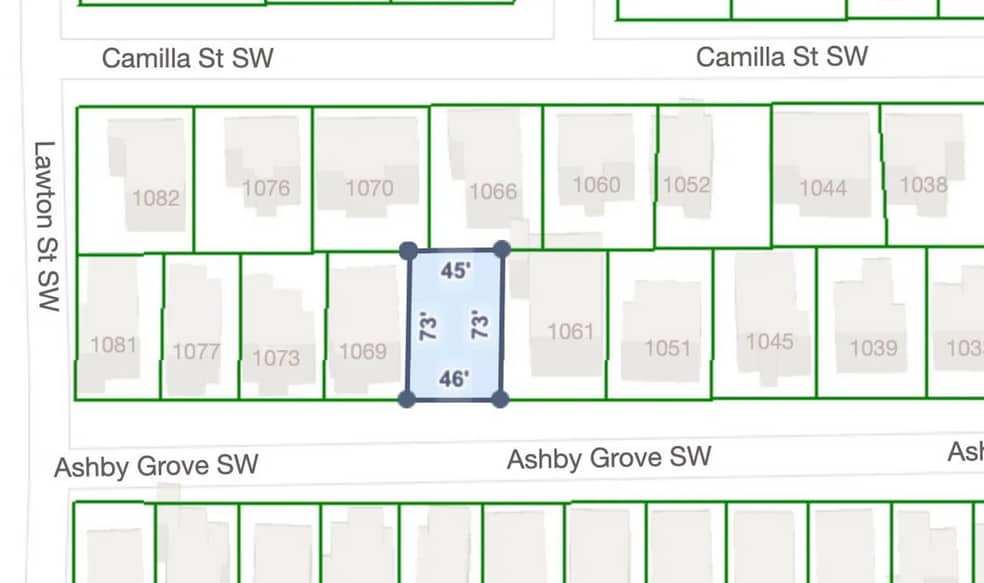 More Photos Of 1063 Ashby Grv SW, Atlanta Land For Sale