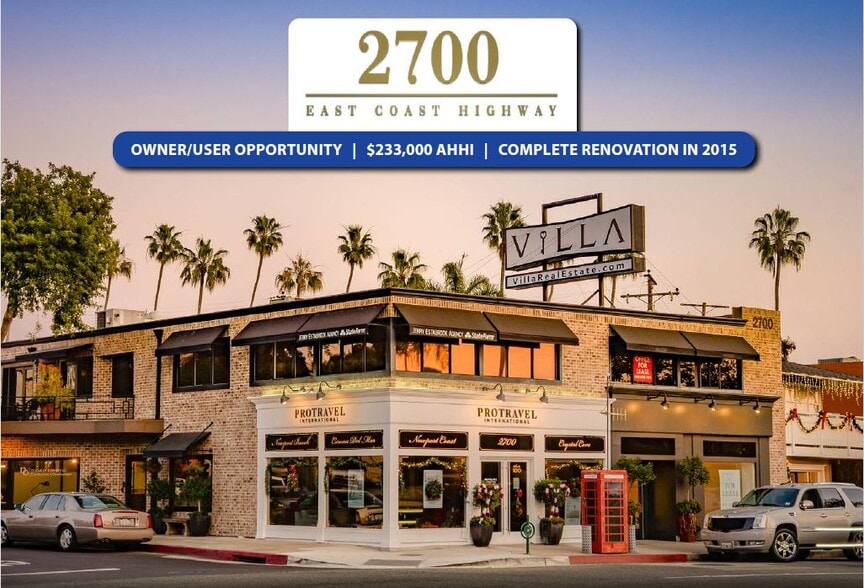 More Photos Of 2700 E Coast Hwy, Newport Beach Storefront Retail Office For Lease