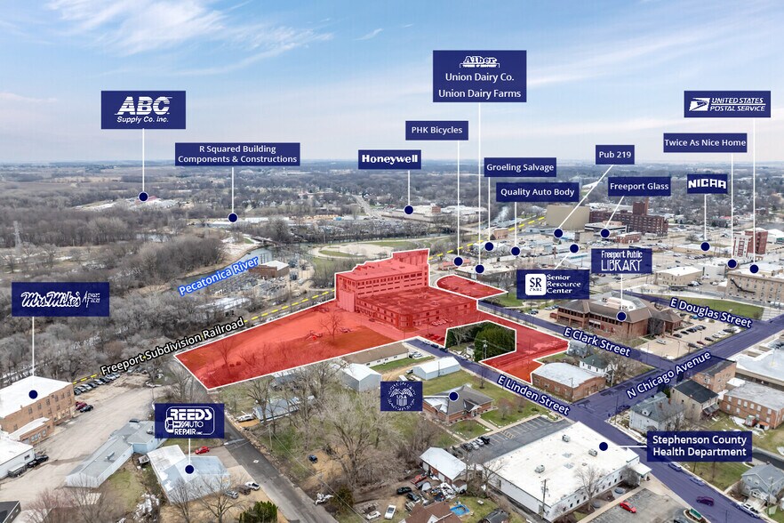 More Photos Of 120 E Clark St, Freeport Warehouse For Sale