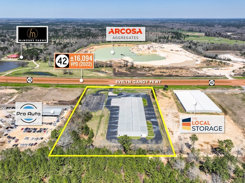 More Photos Of 1744 Evelyn Gandy Pky, Hattiesburg Warehouse For Sale