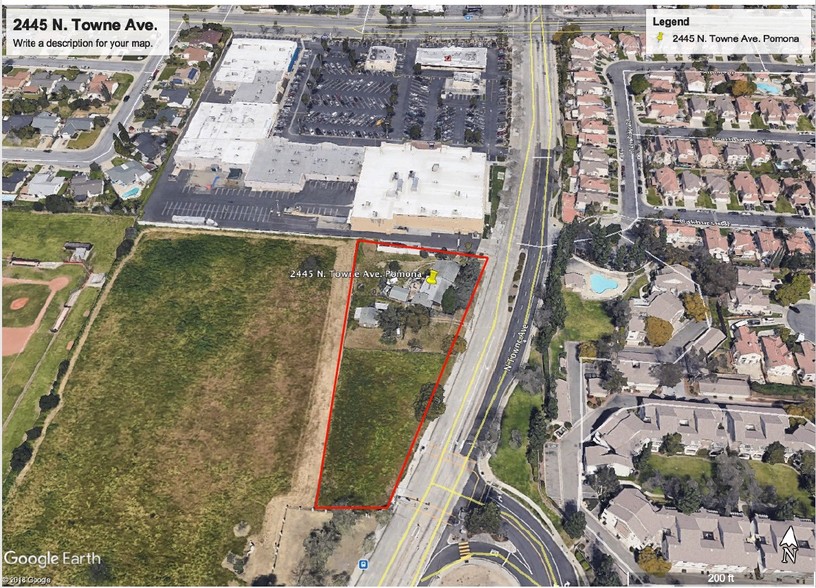 Primary Photo Of 2445 N Towne Ave, Pomona Land For Sale