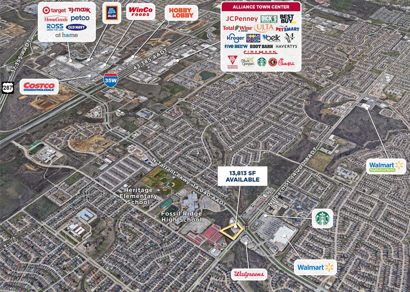 More Photos Of 4464 N Tarrant Pky, Keller Freestanding For Lease