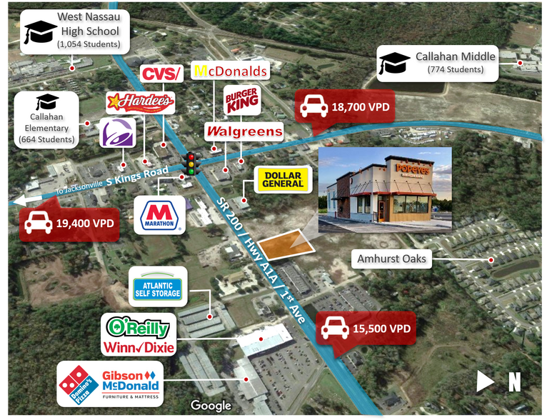 More Photos Of 450047 State Road 200, Callahan Fast Food For Sale