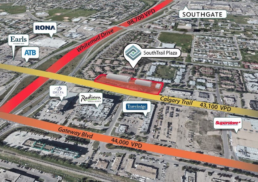 More Photos Of 4420-4514 Calgary Trl NW, Edmonton Office For Lease