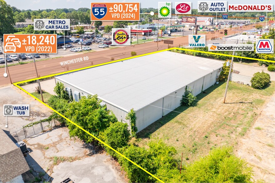 More Photos Of 1760 Winchester Rd, Memphis Freestanding For Sale