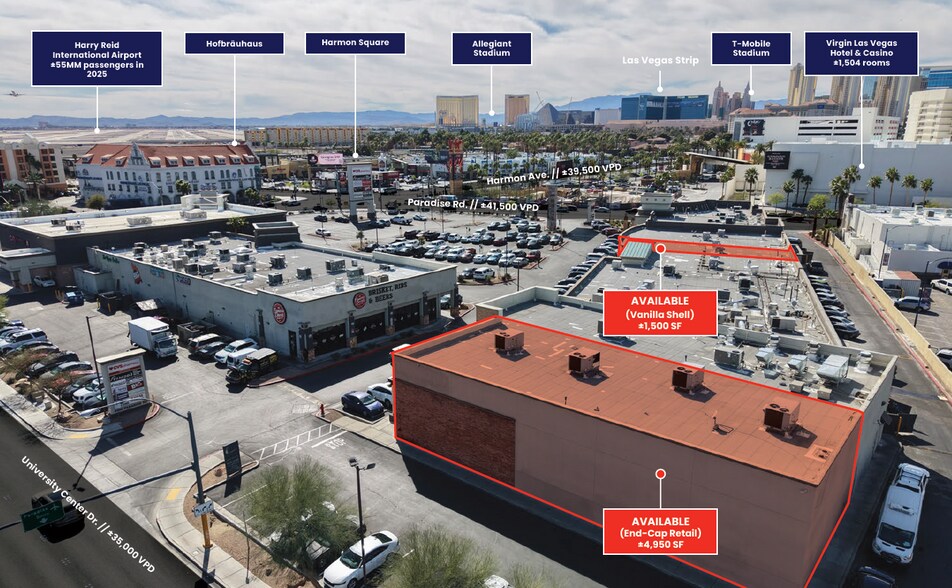 More Photos Of 4480 Paradise Rd, Las Vegas Storefront For Lease