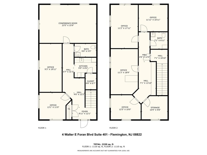 More Photos Of 4 Walter E Foran Blvd, Flemington Office For Sale